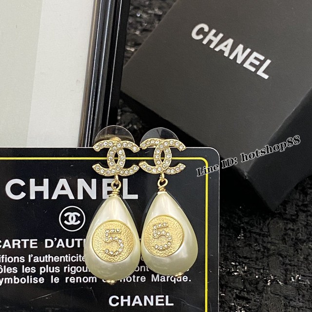 Chanel專櫃新款飾品香奈兒耳環耳釘耳吊 zgb1440